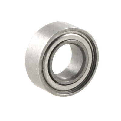 Harfington Silver Tone Metal 8mm×4mm×3mm Shield Premium Ball Bearing