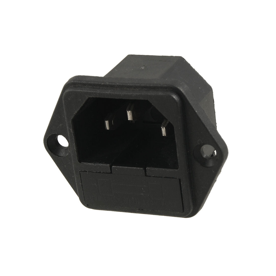 Harfington Black IEC320 C14 Inlet Male Power Connector Socket AC 250V 10A