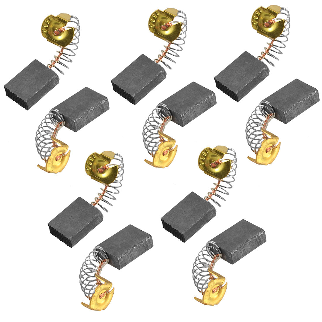 Harfington 5 Pair Black Rectangle Electronic Motor Carbon Brushes