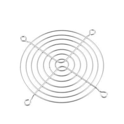 uxcell Uxcell Office Metal 90 x 90mm Cooling Fan Grill Wire Finger Guards Silver Tone 5pcs