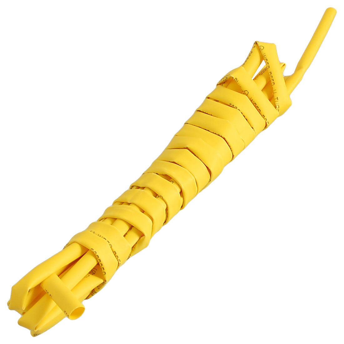Harfington 3mm Diameter Ratio 2:1 Heat Shrinking Shrinkable Tube Yellow 2M Long