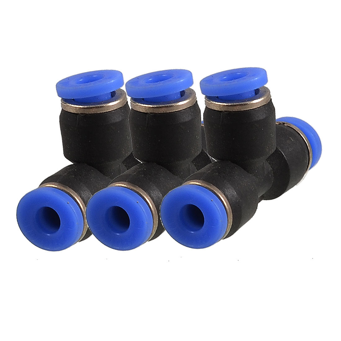 Harfington 3pcs Pneumatic 4mm Push In Connector T Joint Quick Fittings