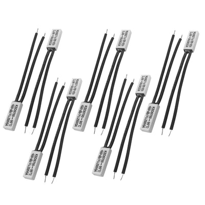 Harfington 10×KSD9700 95C N.C Plastic Thermostat Temperature Control Switch