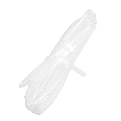 Harfington 6mm Diameter Clear Polyolefin Heat Shrinking Tube 10M 32.8ft