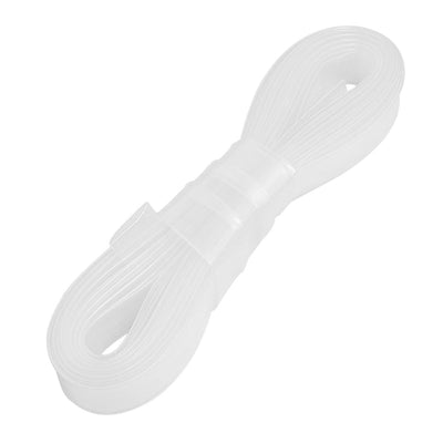 Harfington Ratio 2:1 13mm Dia Clear Polyolefin Heat Shrinkable Tube 10M 32.8ft