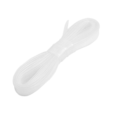 uxcell Uxcell Ratio 2:1 12mm Dia Clear Polyolefin Heat Shrinkable Tube 8M 26.2Ft