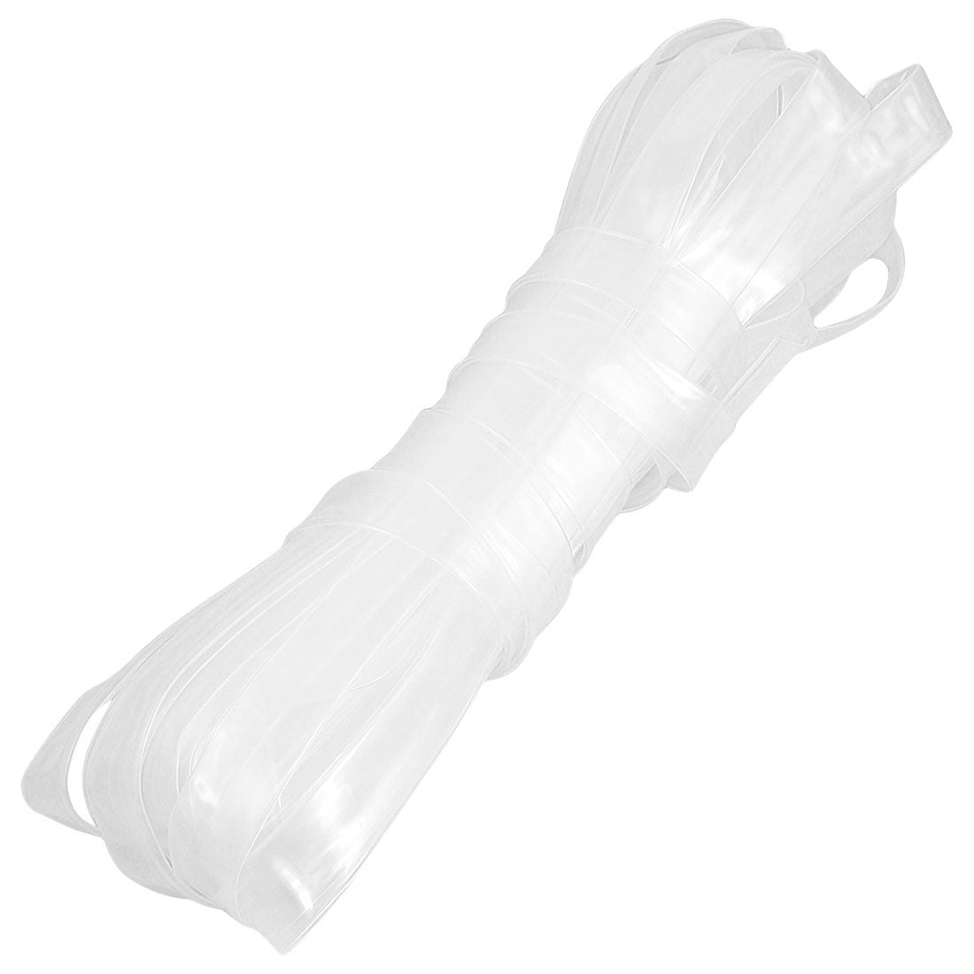 Harfington Ratio 2:1 10mm Dia Clear Polyolefin Heat Shrinkable Tube 10M 32.8ft