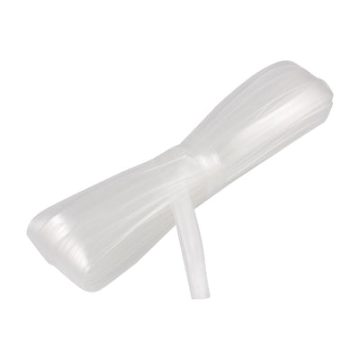 Harfington Ratio 2:1 8mm Dia Clear Polyolefin Heat Shrinkable Tube 10M 32.8ft