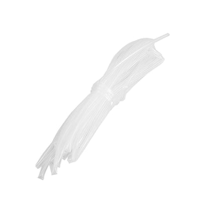 Harfington 4mm Diameter Clear Polyolefin Heat Shrinking Tube 8M 26.2Ft