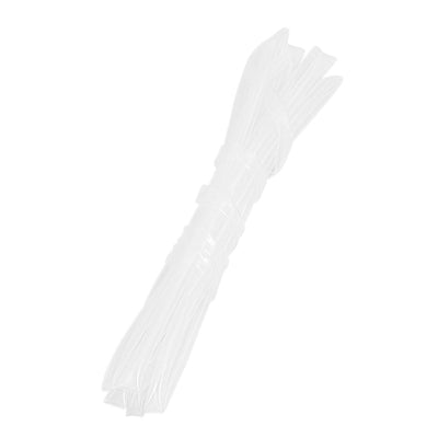 Harfington Ratio 2:1 2mm Dia Clear Polyolefin Heat Shrinkable Tube 8M 26.2Ft