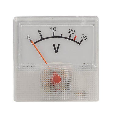 Harfington 91C16 Plastic DC 0-30V Class 5 Voltage Panel Meter