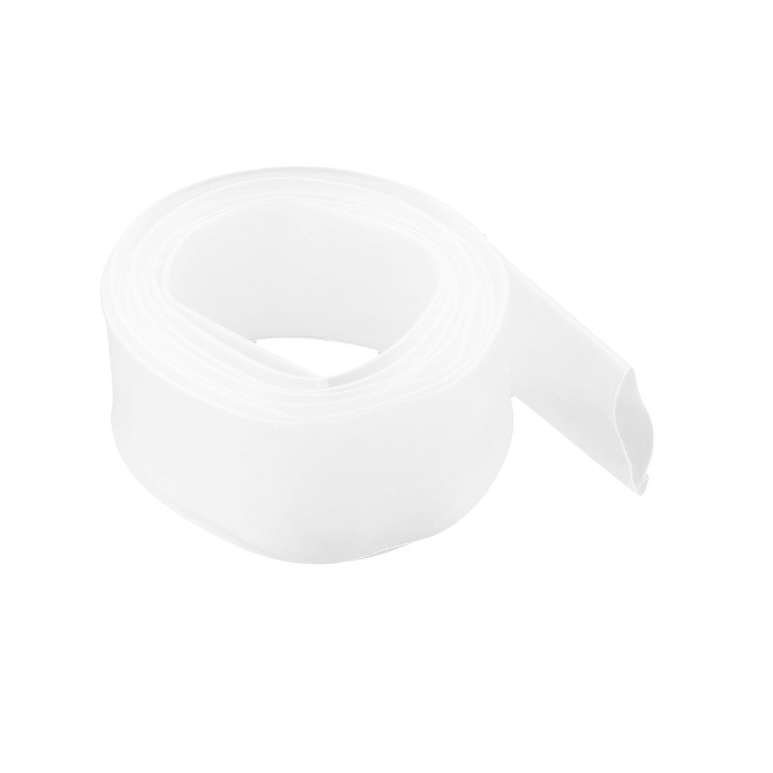 Harfington Ratio 2:1 22mm Dia Clear White Polyolefin Heat Shrinkable Tube 2M 6.6Ft