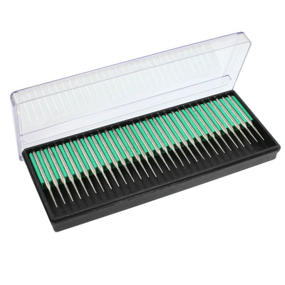 Harfington 30pcs 1mm Taper Point 3mm Shank Grinding Diamond Bits