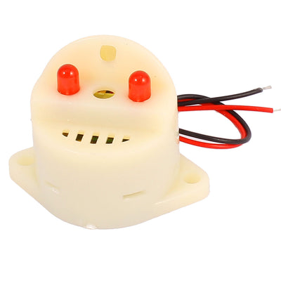 Harfington DC3-24V Industrial Discontinuous Sound Electronic Alarm Buzzer 85dB White