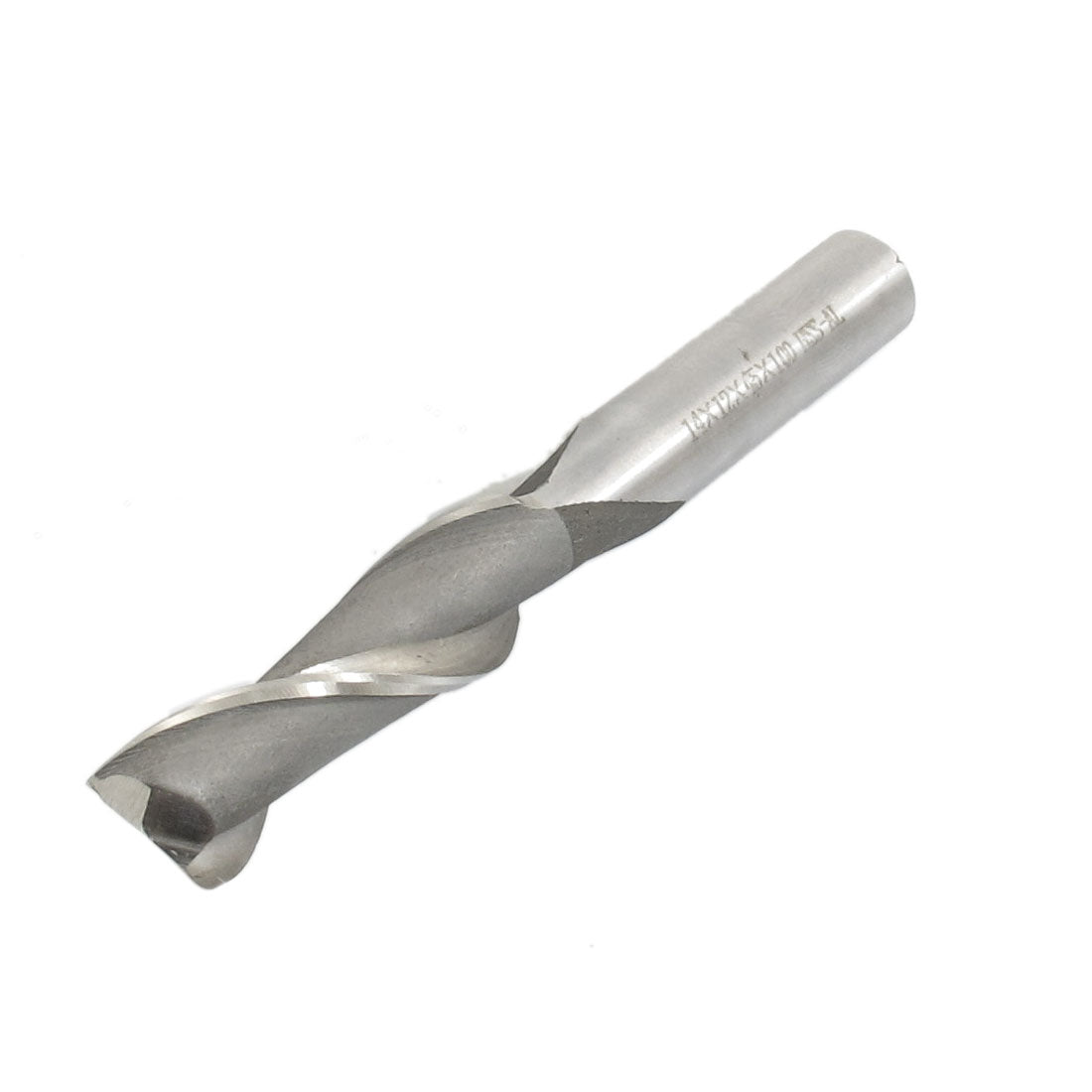 Harfington 14mm×12mm×45mm×100mm 2 Flutes Straight Shank HSS End Mill Milling Cutter