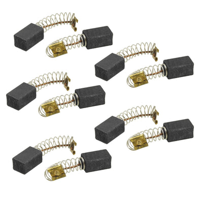 Harfington 10pcs Crimp Connector Spring Type 12×7×6mm Motor Carbon Brushes