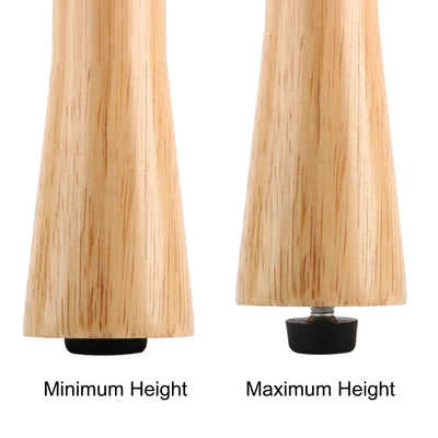 Harfington Uxcell 12 Pcs Bench Furniture Threaded 6mm Diameter Plastic Based Foot