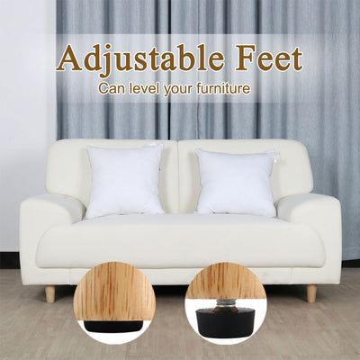 Harfington Uxcell 12 Pcs Bench Furniture Threaded 6mm Diameter Plastic Based Foot