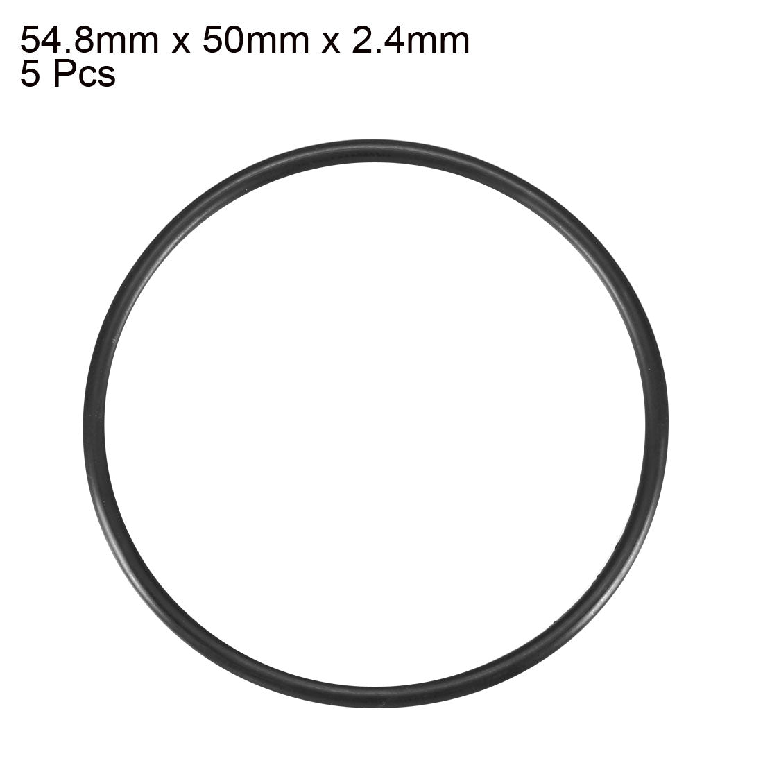 Harfington Nitrile Rubber O-Rings Metric Buna-N Sealing Gasket, Pack of 5