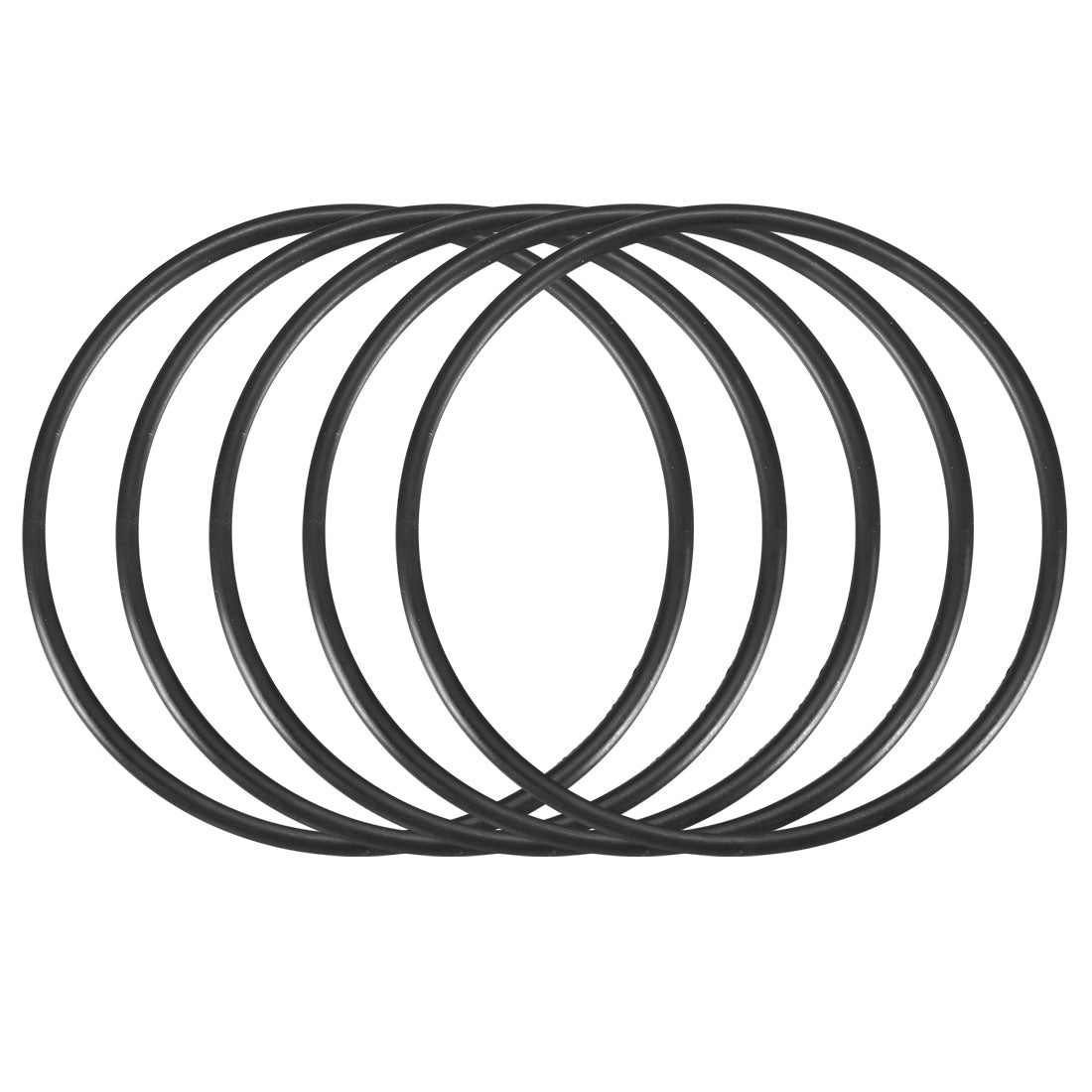 Harfington Nitrile Rubber O-Rings Metric Buna-N Sealing Gasket, Pack of 5