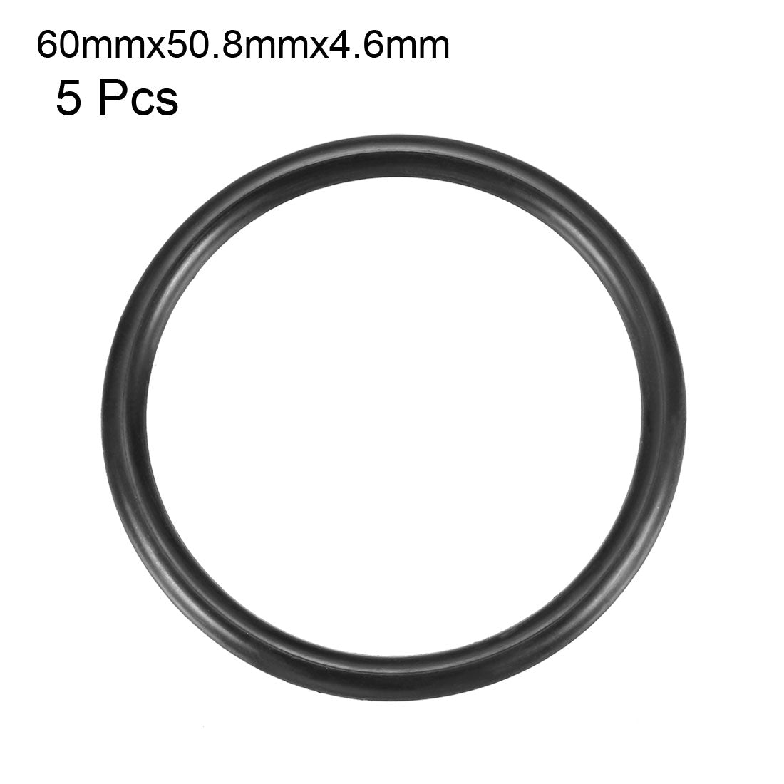 Harfington Nitrile Rubber O-Rings Metric Buna-N Sealing Gasket, Pack of 5