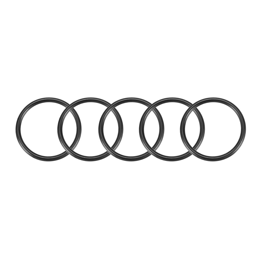 Harfington Nitrile Rubber O-Rings Metric Buna-N Sealing Gasket, Pack of 5