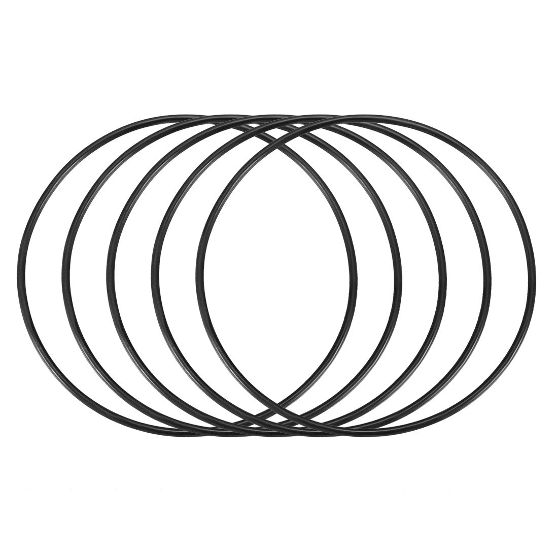 Harfington Nitrile Rubber O-Rings Metric Buna-N Sealing Gasket, Pack of 5