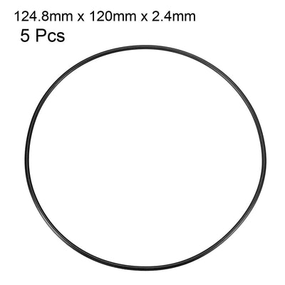 Harfington Nitrile Rubber O-Rings Metric Buna-N Sealing Gasket, Pack of 5