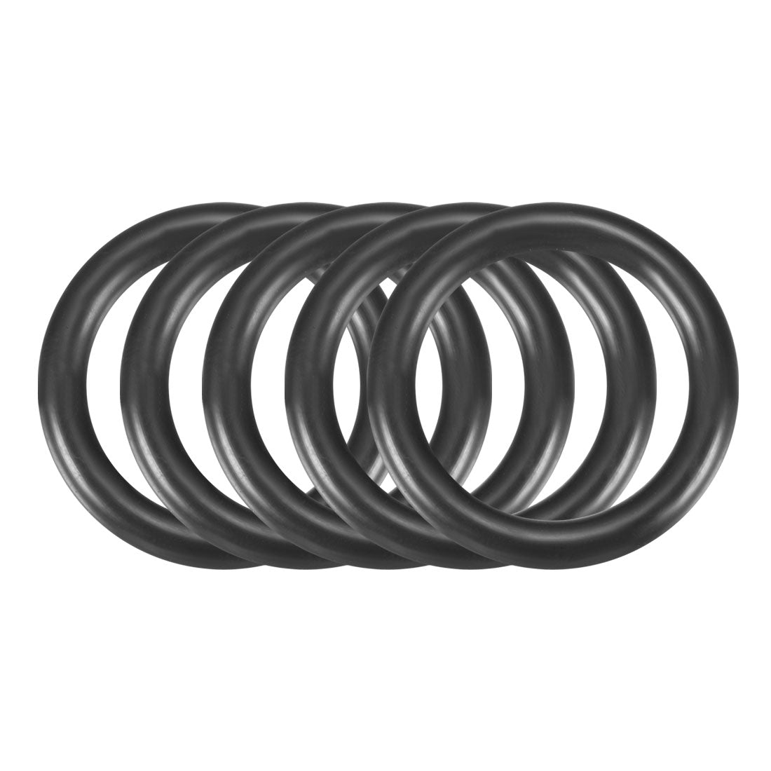 Harfington Nitrile Rubber O-Rings Metric Buna-N Sealing Gasket, Pack of 5