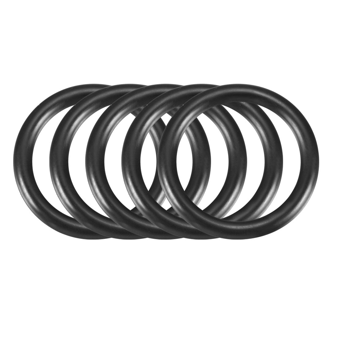 Harfington Nitrile Rubber O-Rings Metric Buna-N Sealing Gasket, Pack of 5