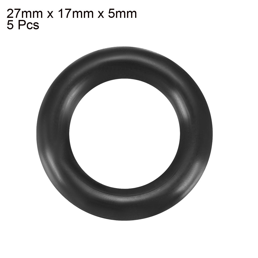 Harfington Nitrile Rubber O-Rings Metric Buna-N Sealing Gasket, Pack of 5