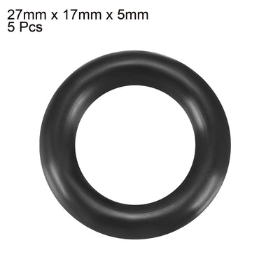 Harfington Nitrile Rubber O-Rings Metric Buna-N Sealing Gasket, Pack of 5