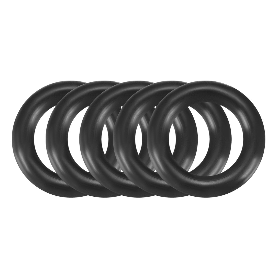 Harfington Nitrile Rubber O-Rings Metric Buna-N Sealing Gasket, Pack of 5