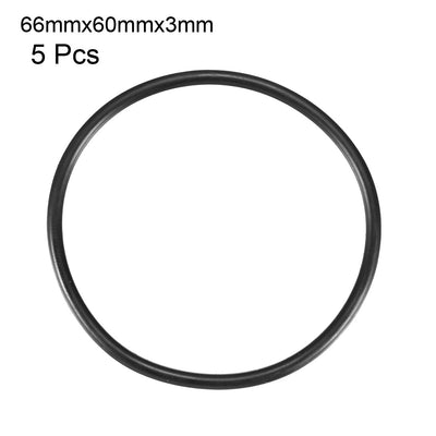 Harfington Nitrile Rubber O-Rings Metric Buna-N Sealing Gasket, Pack of 5