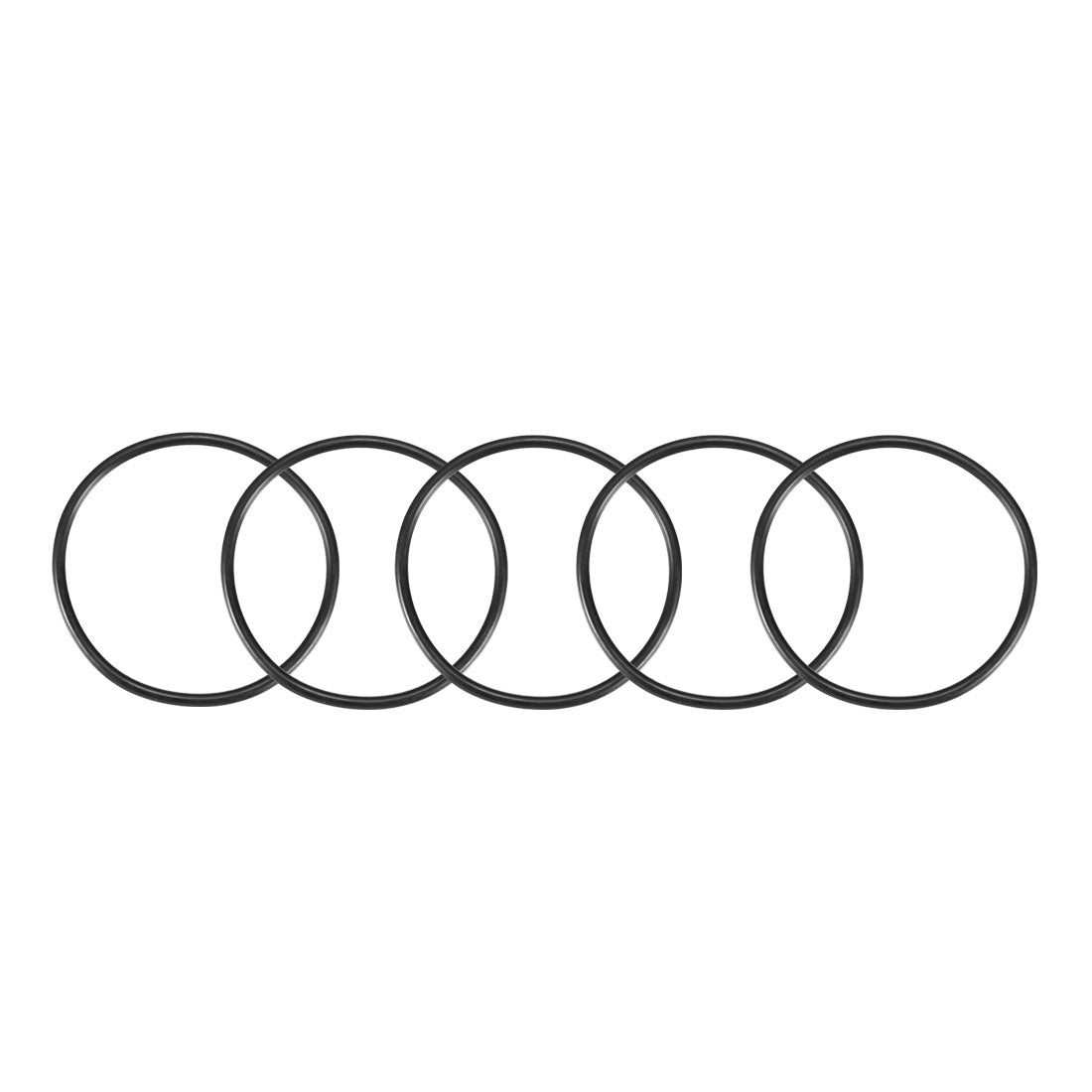 Harfington Nitrile Rubber O-Rings Metric Buna-N Sealing Gasket, Pack of 5