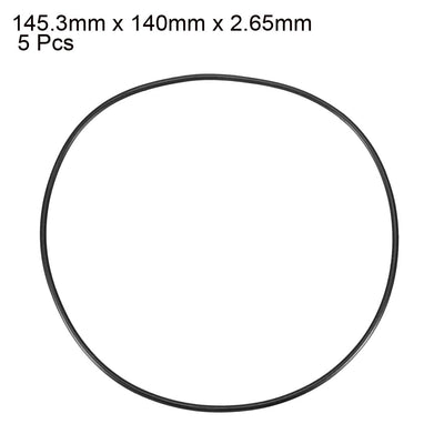 Harfington Nitrile Rubber O-Rings Metric Buna-N Sealing Gasket, Pack of 5