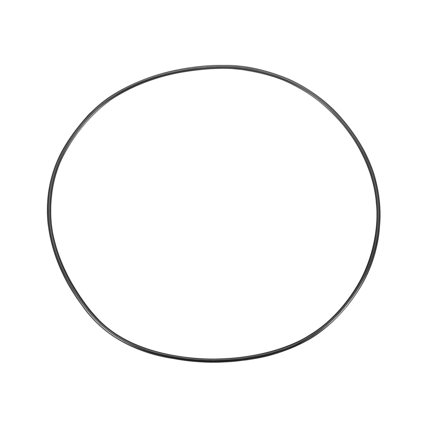 Harfington 230mm×3.1mm Black Rubber Flexible O Ring Seal Gasket 2pcs