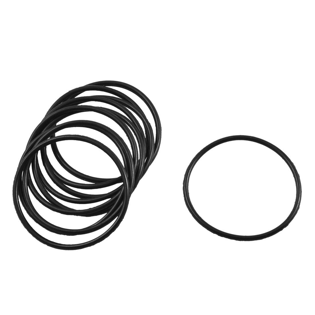 Harfington 10pcs Black Rubber Oil Filter Sealing O Ring Gasket 31mm×28mm×1.5mm