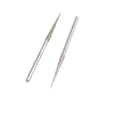 Harfington 5pcs 3mm Dia Tapered Point Diamond FileMounted Point Bits