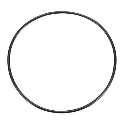 uxcell Uxcell Black Nitrile Rubber O Type Sealing Ring Gasket Grommets 5mm x 200mm