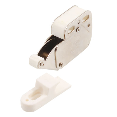 Harfington Cabinet Silver Tone Stainless Steel Door Catch Holder 2" Long