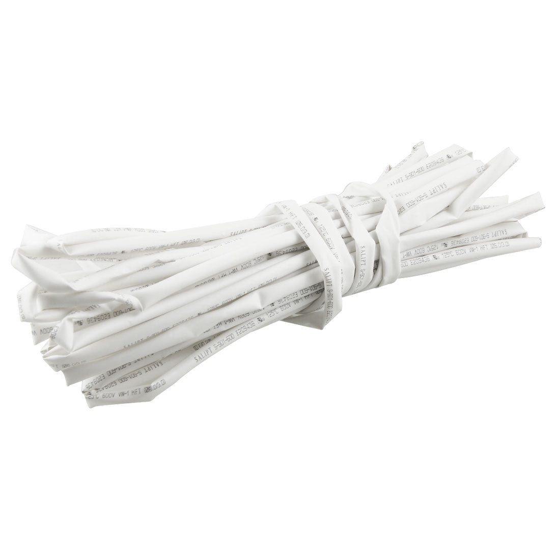 Harfington Ratio 2:1 6mm Dia White Polyolefin Heat Shrinkable Tube Shrink 32.8ft