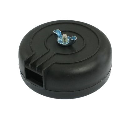 Harfington 1/2BSP Male Thread Black Plastic Air Compressor Filter Silencer