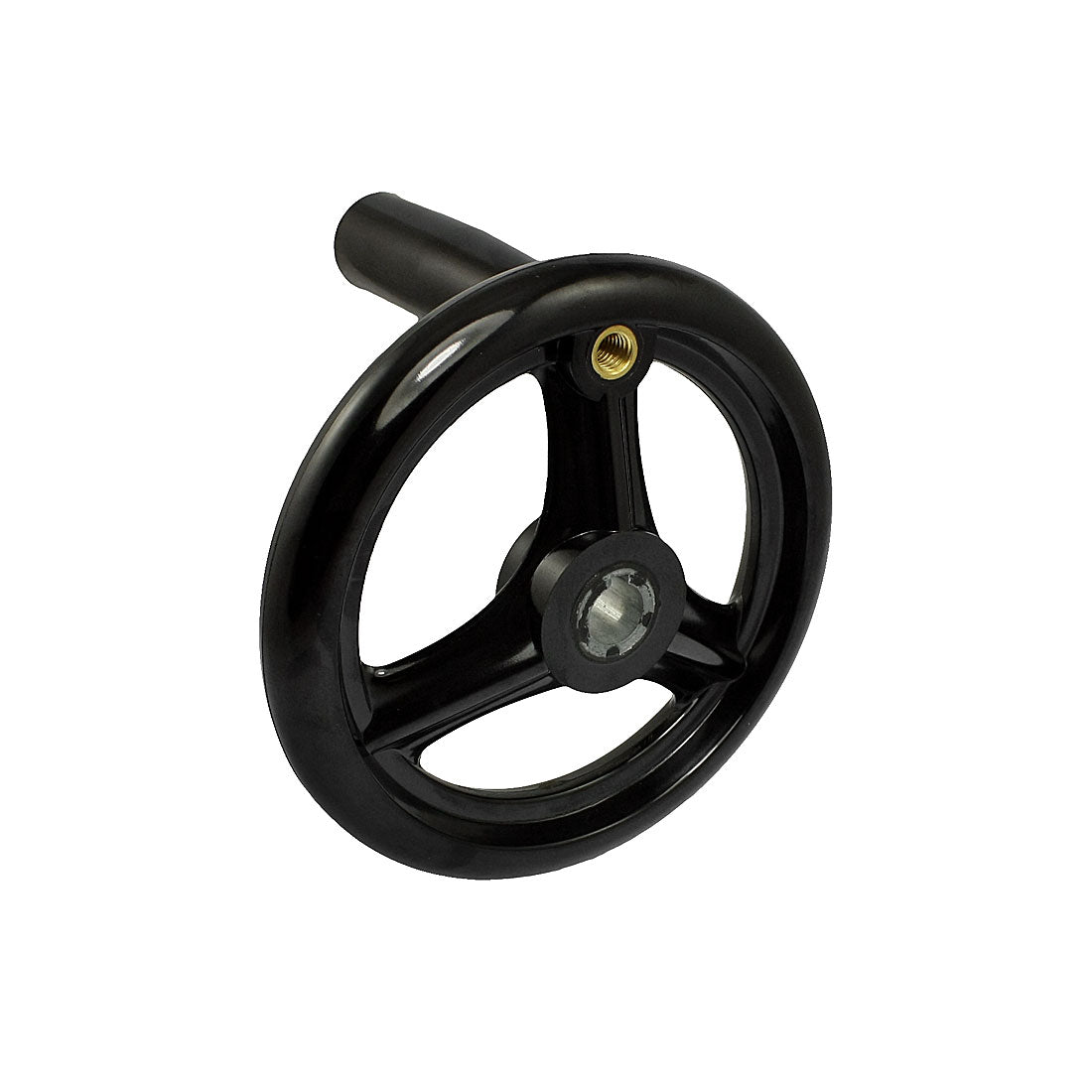 Harfington 12mm×125mm Spoked Hand Wheel Black for Milling Machines