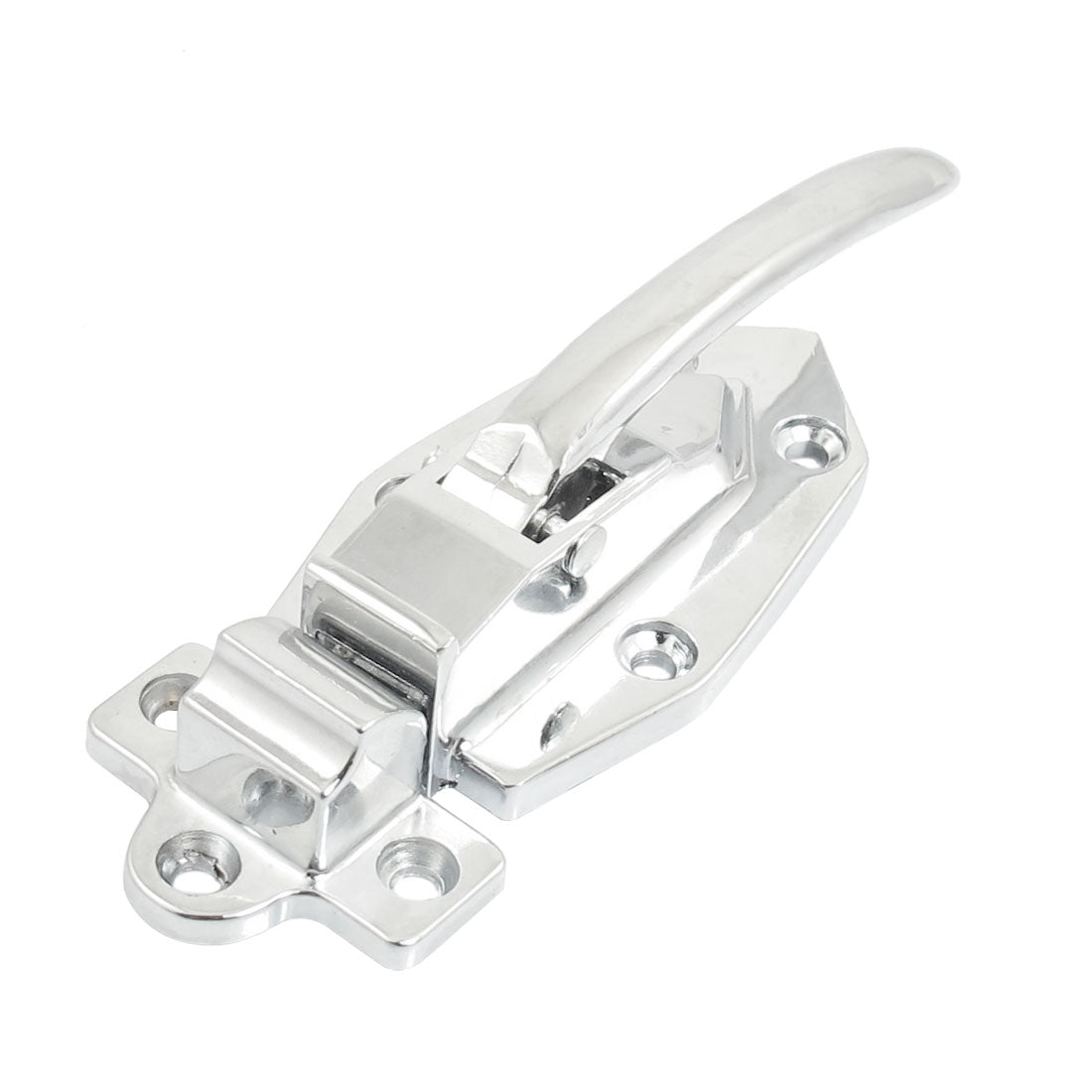 uxcell Uxcell Zinc Electroplating Spring Loaded in Freezer Cooler Door Handle Latch 5.7"