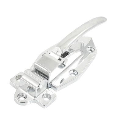 uxcell Uxcell Zinc Electroplating Spring Loaded in Freezer Cooler Door Handle Latch 5.7"