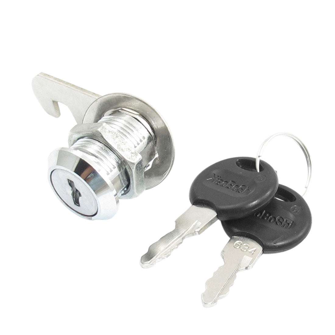 Harfington Office Mailbox Drawer 23mm Head Dia Metal Cam Lock With 2 Keys