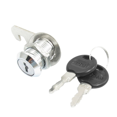 Harfington Office Mailbox Drawer 23mm Head Dia Metal Cam Lock With 2 Keys