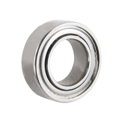 Harfington 9mm×5mm×3mm Silver Tone Sealed Deep Groove Roller Bearings