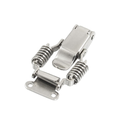 Harfington 2.6" Compression Spring Loaded Straight Loop Catches Iron Toggle Latch